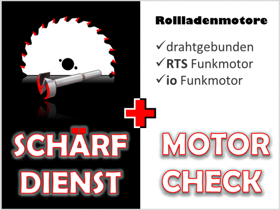 Schärfdienst + Motorcheck 