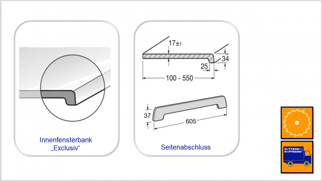 Innen-Fensterbank EXCLUSIV - WERZALIT 